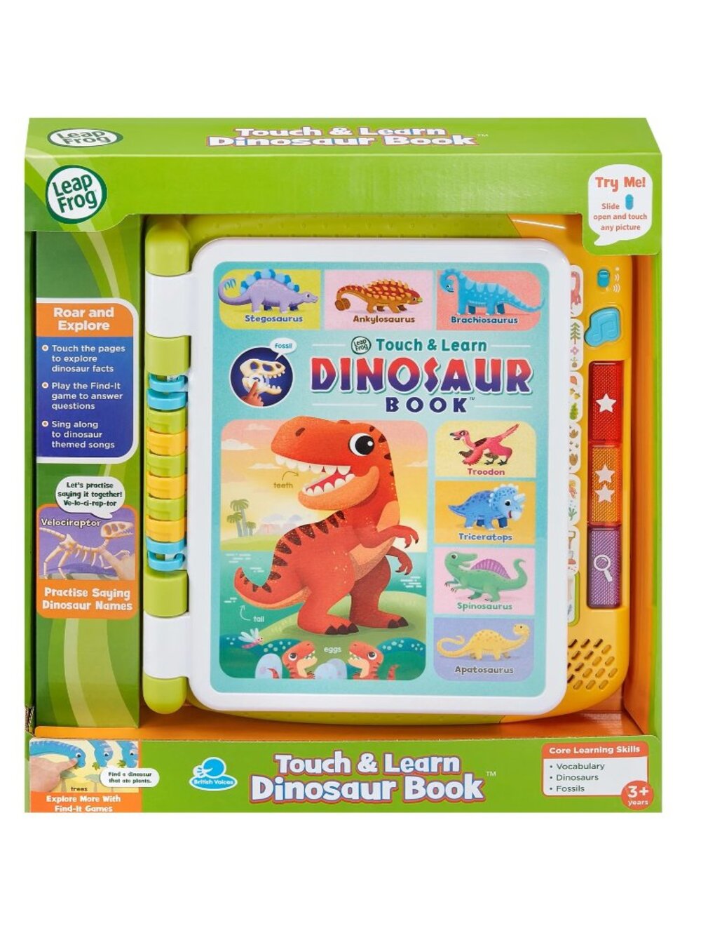 LeapFrog Touch & Learn Dinosaur Book